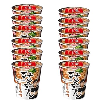 みそきん　ラーメン　25個セット Amazon.co.jp: 【12個セット】新みそきん カップラーメン